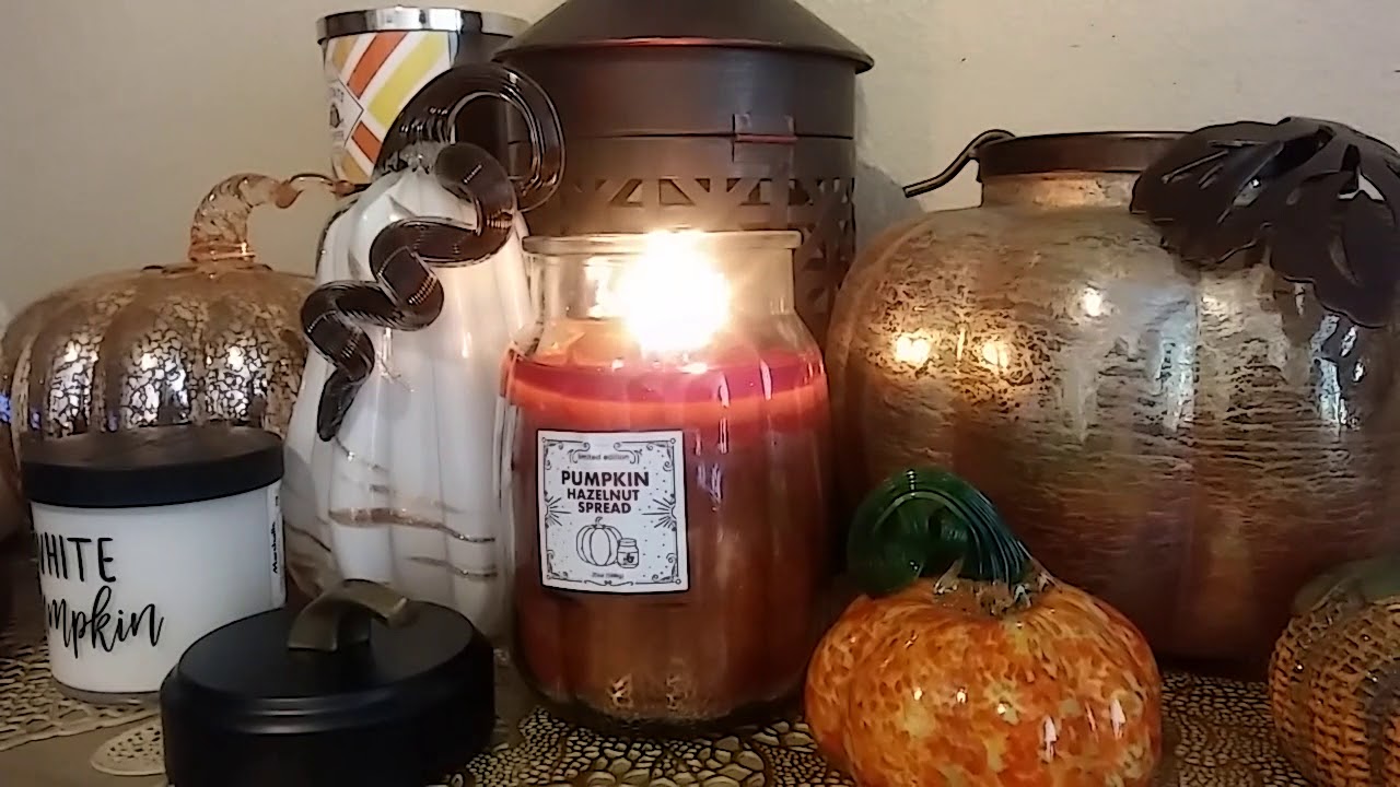 Pumpkin Hazelnut Spread 🌰Goose Creek Candle review fall 2018