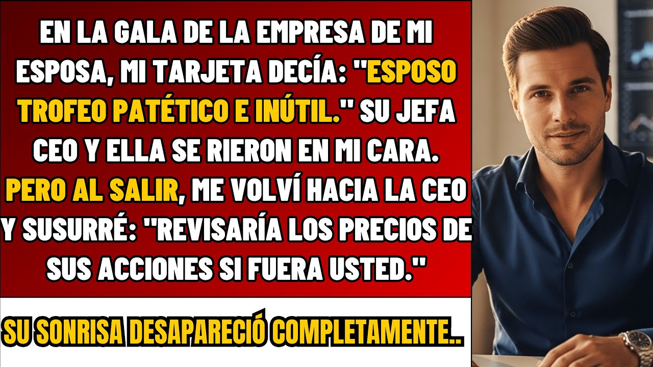 Mi Esposa Y Su Jefe Se RIERON De Mí En La GALA, Pero Una Mirada A La CEO ACABÓ Con Sus Sonrisas