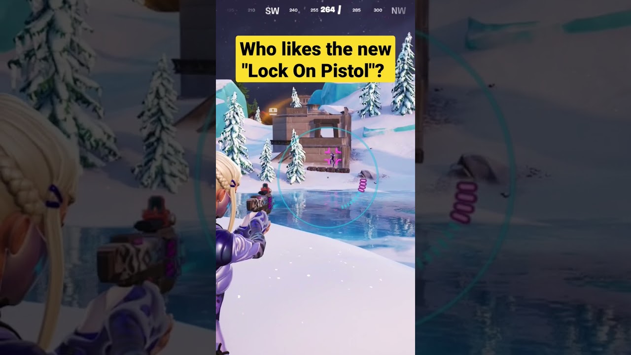LOCK ON PISTOL IN FORTNITE BATTLE ROYALE! GOOD OR BAD ADDITION?! 