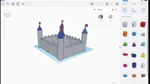 Castle 3D modeling