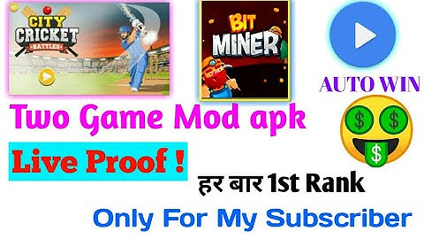Mx Player Game Hack Tricks | City cricket And Bit miner hack | Unlimited score trick | NRM Technical