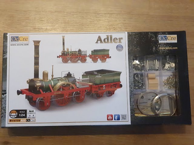 OcCre Adler 蒸気機関車 1/24 Adler locomotive. OcCre railway model. Railroading.