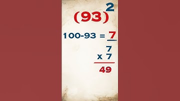 Square Trick  | square of number near to 100 | square of 97 | #shorts | #short #viral #trending