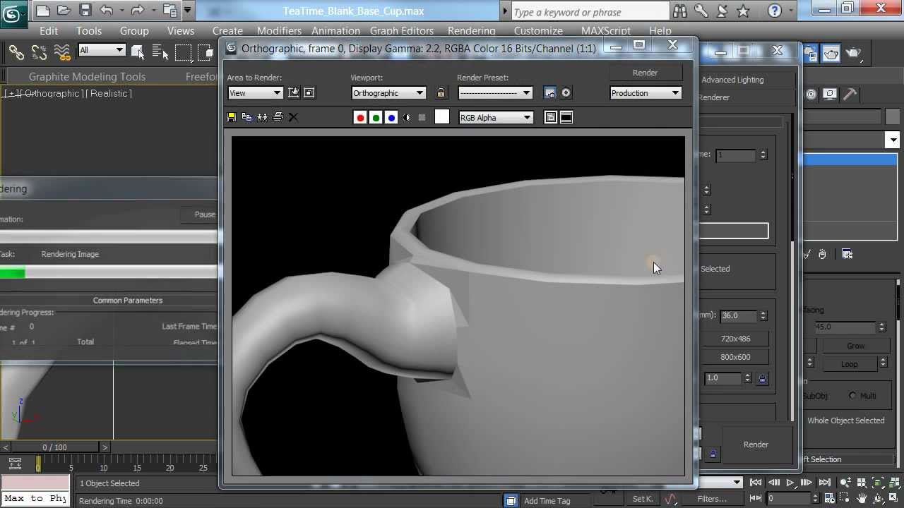 3ds Max Teacup Handle Polygon Modeling Tutorial YouTube