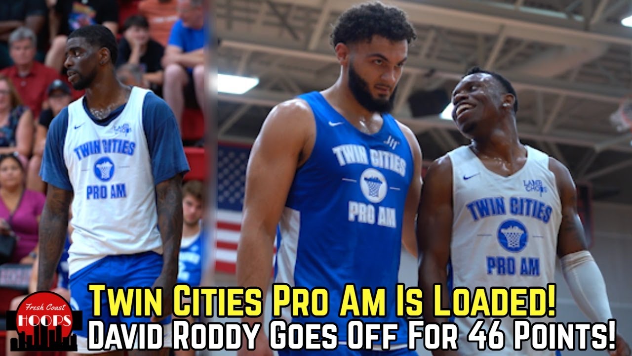 David Roddy Drops 46 POINTS At Twin Cities Pro Am! 1st Round Pick Is ...