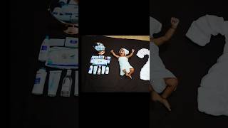 #grooming #babyphotoshoot #lowbudget #keshkumariagade #uniqueidea #2month #viral #shorts #athome