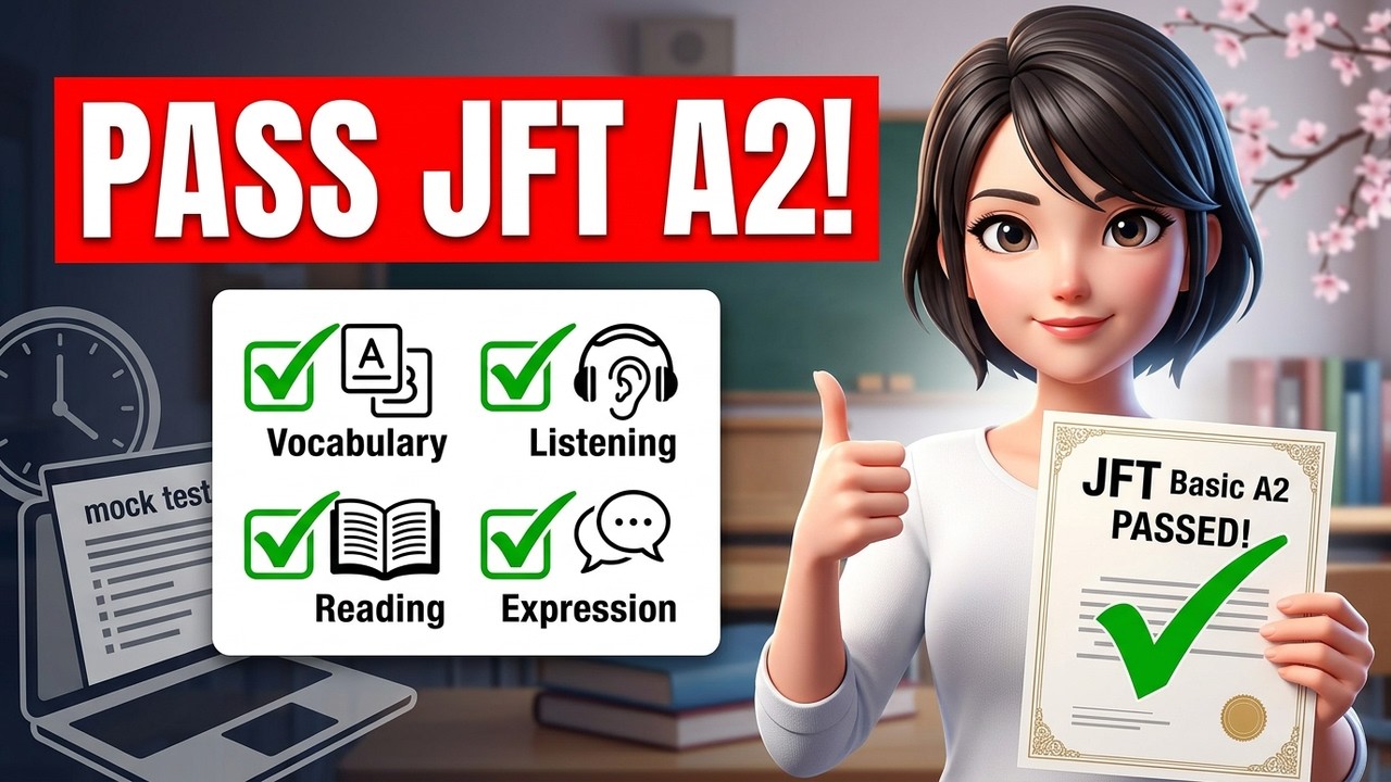 JFT Basic A2 | VOCABULARY LISTENING READING AND EXPRESSION | Full ...