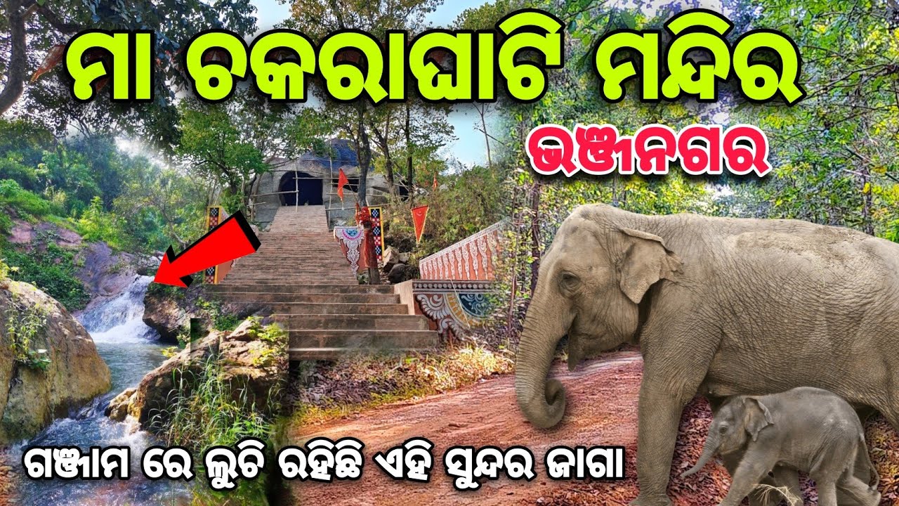 ମା ଚକରାଘାଟି ମନ୍ଦିର ଭଞ୍ଜନଗର || ଗଞ୍ଜାମ ରେ ଲୁଚି ରହିଛି ଏହି ସୁନ୍ଦର ଜାଗା  ||Maa chakaraghati temple