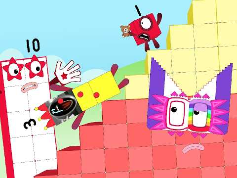 Numberblocks band double triangular numbers