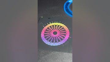 Amazing Spirograph #spirograph #satisfying #art #asmr  #viral #spirographshr #shorts #rihanna #shr