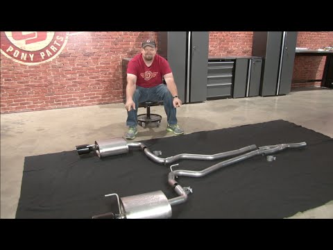 2015-2017 Mustang EcoBoost Ford Racing By Borla Touring Cat-Back Exhaust With Black Tips - 2015-2017 Mustang EcoBoost Ford Racing By Borla Touring Cat-Back Exhaust With Black Tips
