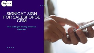 Fast and legally-binding electronic signatures for Salesforce CRM