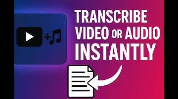 Transcribe Any Video or Audio Instantly