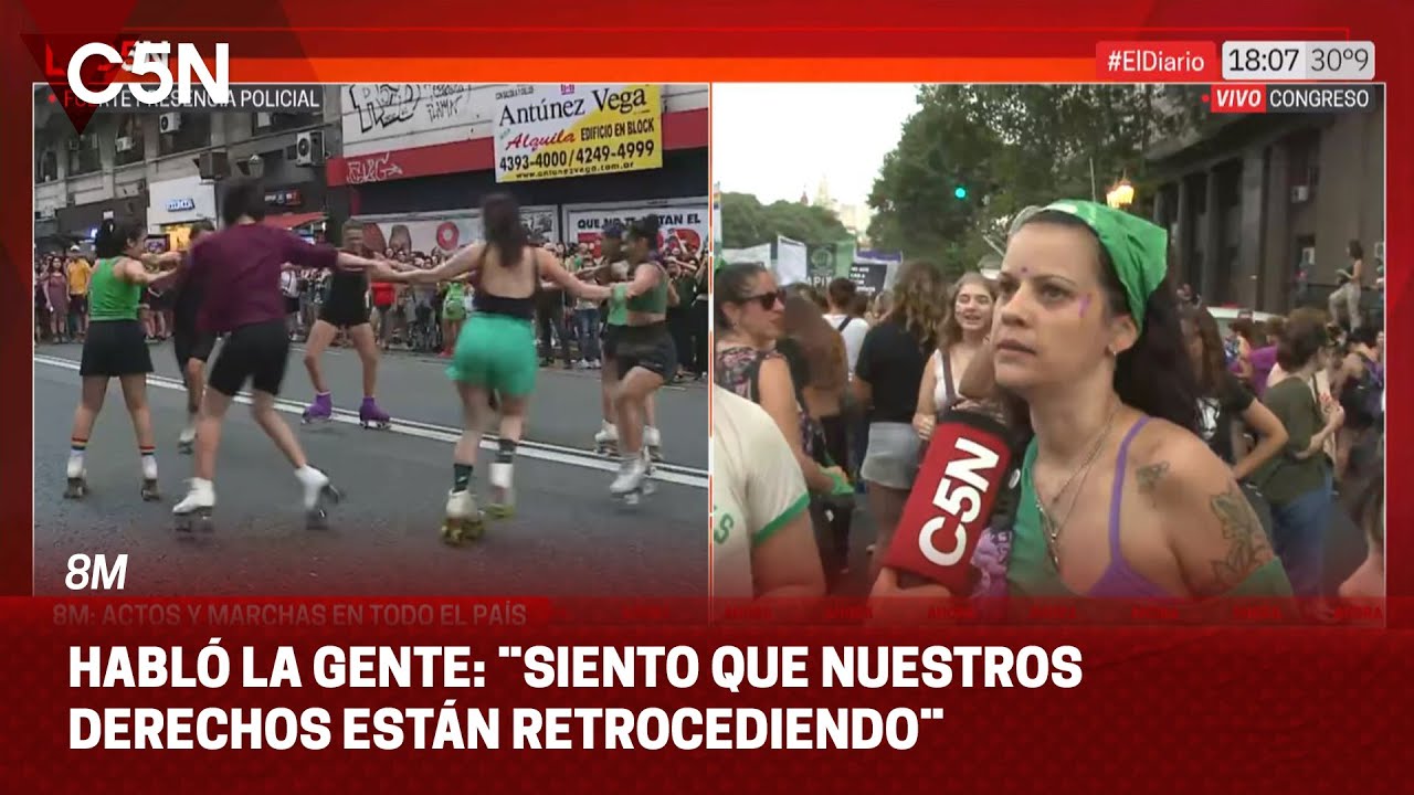 8M: ACTOS y MARCHAS en TODO el PAÍS