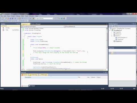 How To Modify Forms From Different Threads (C# Tutorial)