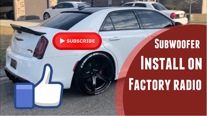 How to install subwoofer and amp with factory radio