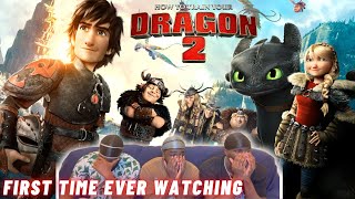 WE NEARLY CRIED!!! First Time Reacting To HOW TO TRAIN YOUR DRAGON 2 | Group Reaction | MOVIE MONDAY