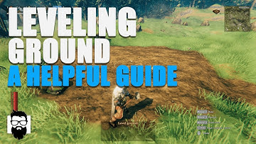 Valheim - HOW TO CREATE LEVEL GROUND - A HELPFUL GUIDE - NEW PLAYER TUTORIAL