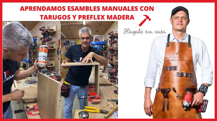 Aprendamos ensambles manuales con Tarugos y Preflex madera de preflex innovando