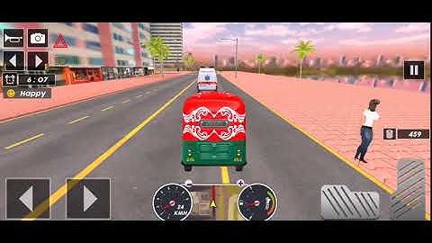 Pick and drop Passengers - Tuk Tuk Auto Rickshaw Game- Android Gameplay