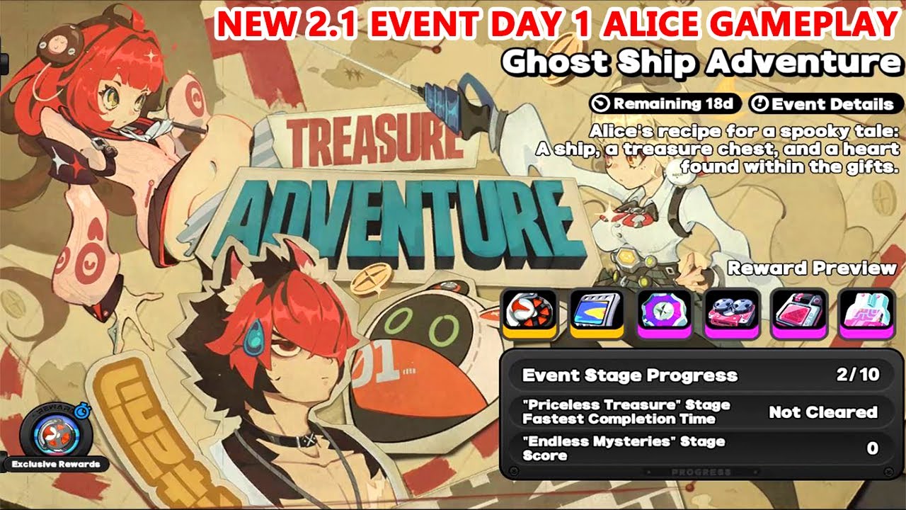 Zenless Zone Zero Ghost Ship Adventure : New 2.1 Event Day 1 Alice