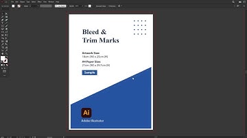 Adobe Illustrator CC - Bleed & Trim Marks | Tutorial
