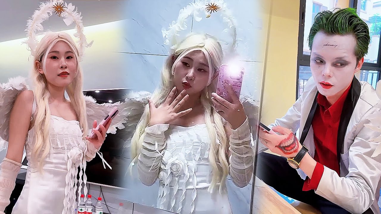 白天使这么漂亮，小丑居然欺负她，太可恶了