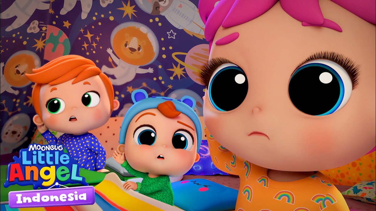 Berkemah Dengan Keluarga Bayi John!⛺ | Little Angel Bahasa Indonesia | Kartun dan Lagu Anak