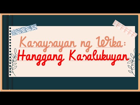 PAKSA 20 KASAYSAYAN NG WIKA HANGGANG KASALUKUYANKOMUNIKASYON AT PANANALIKSIK