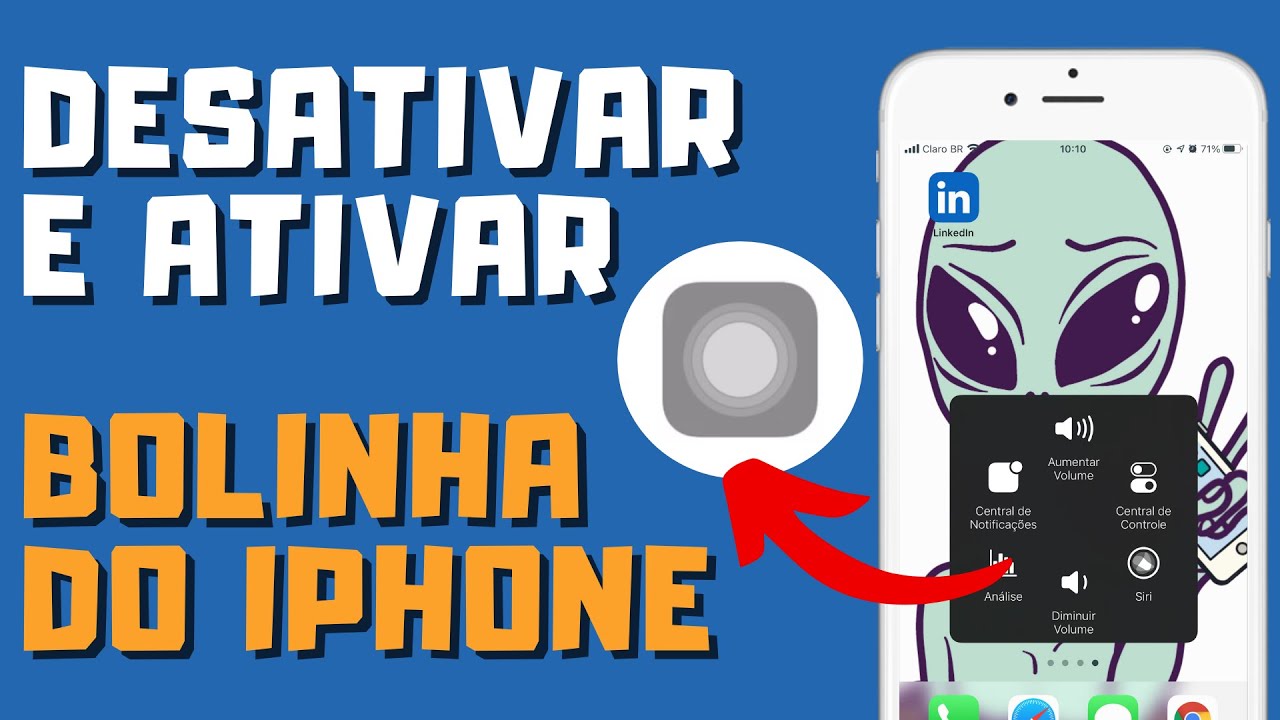 Como ativar ou desativar a BOLINHA (ASSISTIVE TOUCH) DO IPHONE - YouTube