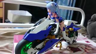 フレームアームズガールとラピットレイダー