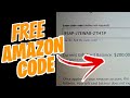 How to get free Amazon gift card codes 2024 | Free Amazon gift card codes 2024