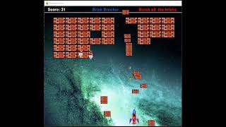 Simple Brick Shooting Game with python pygame screenshot 2