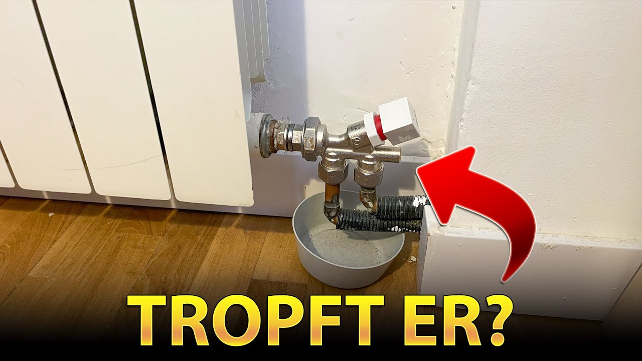 Heizkrper Tropft Am Anschluss Unten