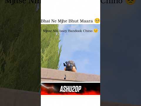 Bhai Ne Mjhe Bhut Maara 🥺 #shorts #pubgmobile #bgmi #viralshorts