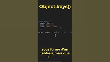 JS : top astuce pour manipuler les paires clé-valeur d