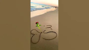 اسم ندى على الرمل شاهد الجمال 