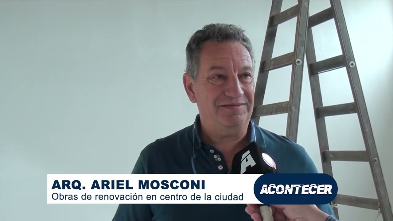 Marcos Juárez: Se viene una remodelación importante en la zona centro de la ciudad