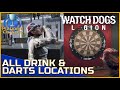 All Drink & Darts Locations - Watch Dogs Legion