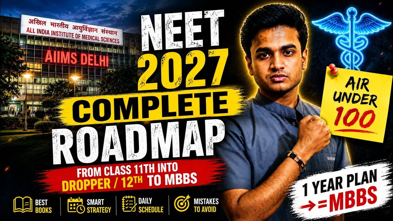 Roadmap for Neet 2027 🛣️ | #neet #neet2027 #neet2028 #roadmap #aiims # ...