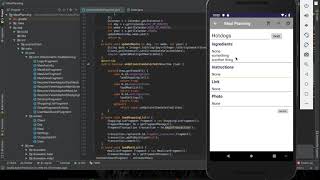 Meal Planning App   Intro