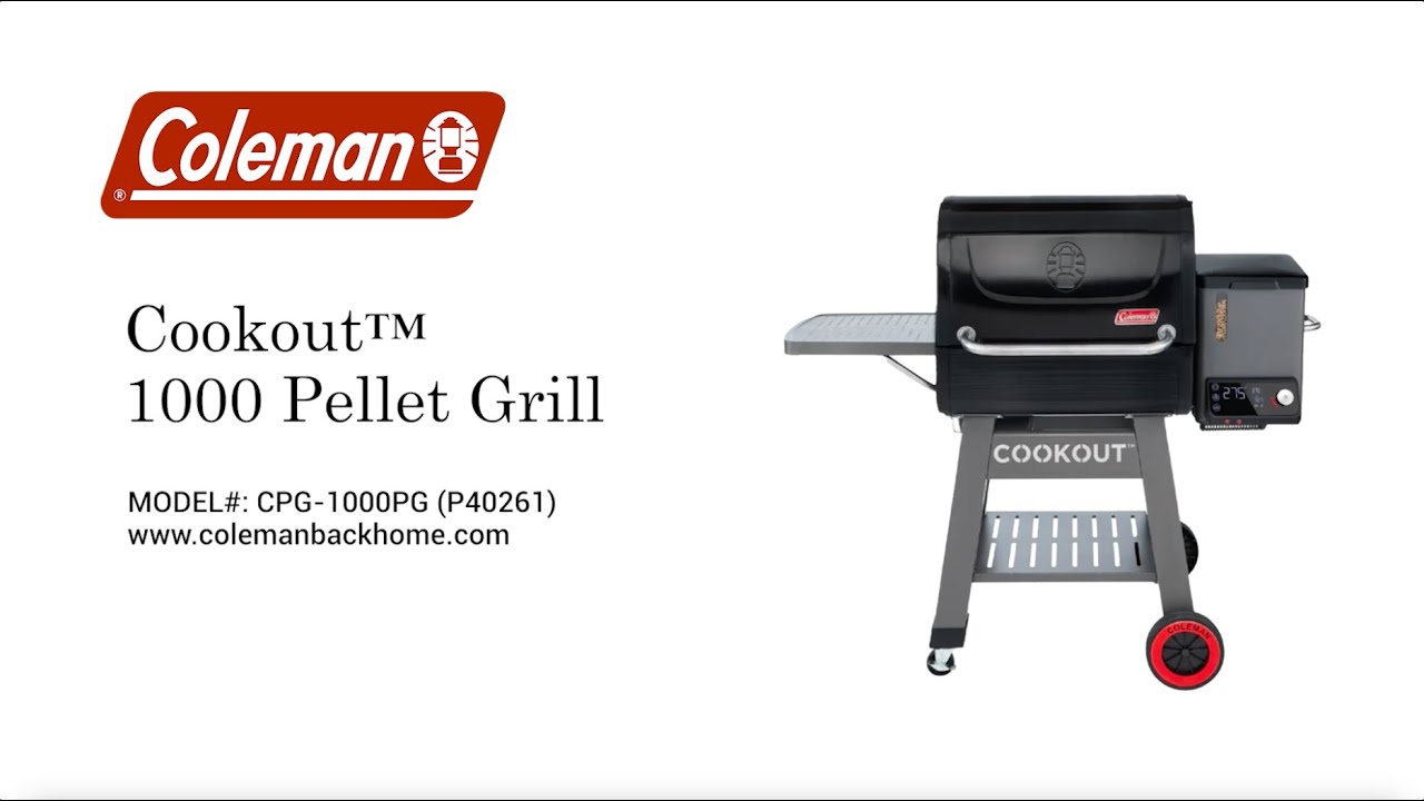 Coleman® Cookout™ 1000 Pellet Grill: Features - YouTube