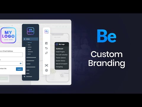 How to rebrand Be and WP Admin with the BeCustom Branding tool?
