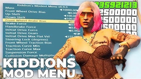 BEST KIDDIONS MOD MENU | HOW TO INSTALL GTA 5 MODEST MENU | UNDETECTED