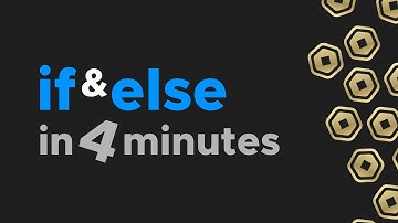 If Statements on Roblox • jotslo