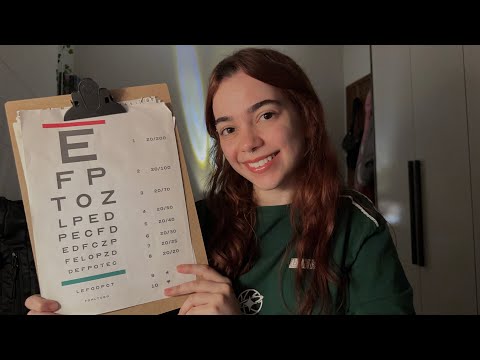 ASMR | Examinando seus olhos