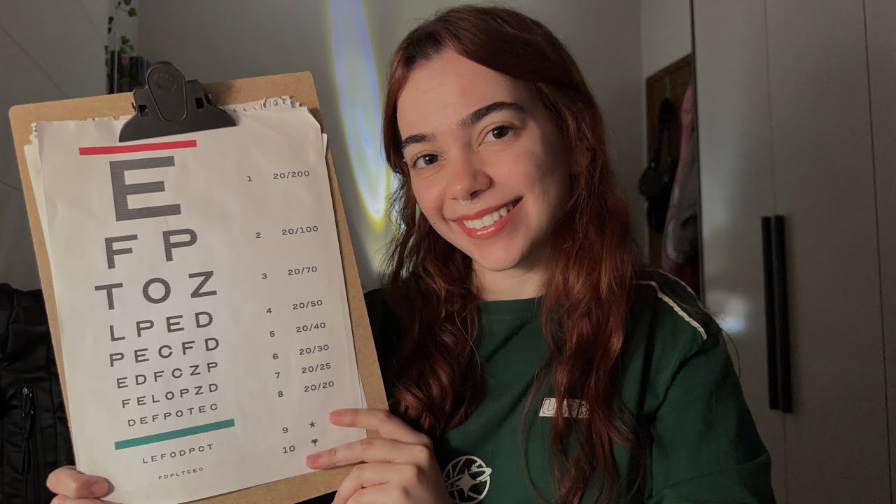 ASMR | Examinando seus olhos