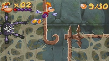 Rayman 3: Hoodlum Havoc (Game Boy Advance) Level 4-1: Creeping Chaos (Gameplay/Walkthrough)