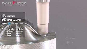 Tungaloy VG M Ball Nose Finishing End Mill