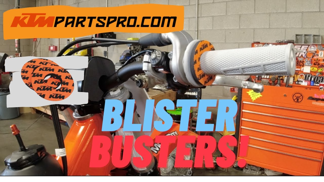 Donuts KTM Orange - Protège-Pouces En Néoprène Pour Poignées Moto - Modèles 50 65 85 200 300 450 - 4